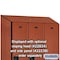 Salsbury Industries 1 Tier Designer Locker, 54"Wx76"Hx24"D, 3 Door, Cherry 18-21364CHE - alternate 6